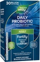 Nature's Way Fortify Daily Probiotic With Prebiotic for Men and Women, Probiotics for Immune and Digestive Health Support*, 30 Billion Live Cultures, 30 Capsules