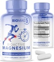 BioMag 5 Magnesium Complex supplement til kvinder og mænd, 100 kapsler - Formuleret i USA - BioAktiv og BioTilgængelig Magnesium Glycinate Malat Citrate Orot og Biglycinate Chelate Kosttilskud