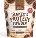 Baker 's Protein Powder Pure Natural Protein Blend, Whey Isolate, Whey Koncentrat, Casein, Gluten Free, ingen sødestoffer, Unflavored, 17.1 oz, for Bagning høj Protein Lav kalorie Snacks