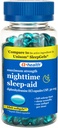 A + sundhed Nighttime Sleep Aid Diphenhydramin 50 mg Softels, Maksimal styrke, 160 Tæl