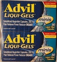 Advil Liqui- Gels Minis, 80 kapsler per flaske (3 flasker)