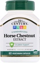21. Century Horse Chestnut Seed Extract Vegetariske Kapsler - 60 ct, pakke med 6