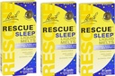 Bach Rescue Sleep Liquid Melte, opløselige kapsler 28 ea (pakning med 3)