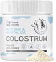 Colostrum supplement pulver til mennesker - Økologisk Bovin Colostrum supplement til Gut sundhed, hårvækst, immunforsvar - Unflavored (73 Servere)