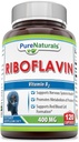 Pure Naturals Riboflavin 400 Mg 120 Kapsler