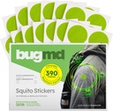 BugMD Squito Stickers Mosquito Repellent Patch Stickers for voksne (390 Patches), Safe & Effective Insect Repellent Patches for Toddlers, Kids, Camping, Beach & Outdoor Essentials