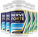 (5 Pack) Nerve Forte Pills, Nerve Forte Capsules Advanced Strength Formel for Total Wellness Support, Nerve Forte Anmeldelser, Nerveforte Maksimum Performance Vitamin Supplement Support (300 Kapsler)