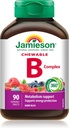 Jamieson Delicious Chewable Formula B Complex Berry Bliss 90 Tablets