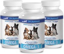 PET SUPPLEMENTER & NUTRITION LLC Hud og Coat Wet Dog Food - Hund Omega 3 Essential Fatty ACIDS - Advanced Formel - Hår og Coat Health - Natural - Hund Anti inflammatoriske - 3 flasker (540 Softels)