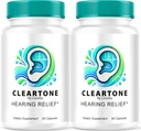 (2 Pack) Cleartone kapsler, Cleartone Øre piller, Cleart Tone piller til hørelse, Cleartone Officielle kapsler Advanced Formel, Cleartone piller anmeldelser, Cleartone Tone for total Øre sundhed, 120, 2 måneder