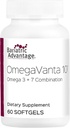 Bariatric Advantage OmegaVanta 10 - Omega Fish Oil - Beriget EPA & DHA - Enteric Softgel Design - Understøtter hjerte sundhed * - Natural Lemon Flavor - 60 Softgels
