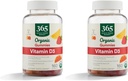 365 af Whole Foods Market, Organic Vitamin D3 Gummy, 160 Greve (pakke af 2)