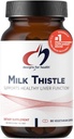 Design for Health Milk Thistle Extract - Højt standardiseret til 80% Silymarin fra Milk Thistle Seed - Lever + Detox Support Supplement med Sunflower Lecithin at forbedre absorptionen (90 kapsler)