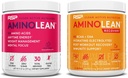 RSP NUTRITION AminoLean Pre Workout Energy (Fruit Punch 30 Servings) with AminoLean Recovery Post Workout Boost (Blood Orange 30 Servings)