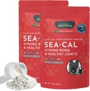 Animal Essentials Sea- Cal - Pure Seaweed Calciumpulver til hunde med Magnesium, Fælles tillæg for hunde & katte for sunde knogler & tænder, Fælles sundhed, Islandsk Seaweed Calcium - 12 oz (pakke af 2)