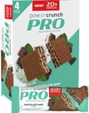 Power Crunch PRO Protein Wafer Bars, High Protein Snacks med lækker smag, Chokolade Mint, 2.0 Ounce (4 Greve)