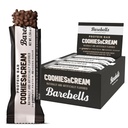 Barebells Protein Bars Cookies & Cream - 12 Greve, 20g High Protein Treats - Chokolade Nutrition Bar med 1g Total Sugars - On- The- Go Breakfast eller Post- Workout Snack