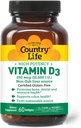 Country Life Vitamin D3 10.000 IE - høj potens, Non- Fish Source