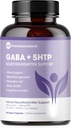 Pure 5- HTP (5- Hydroxytryptophan) Plus GABA supplement - til søvn, Mood & Stress Management - 60 Veggie Caps