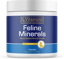 Rx Vitamins Feline Minerals - Taurine for Cat Heart Health - Calcium for Joint Supplement - Immune Support for Cats with Magnesium & Potassium - Skin and Coat Supplement - 8oz