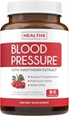 Blood Pressure Support Supplement (NON- GMO) Premium naturlige urter, vitaminer & bær - Høj dosering af Hawthorn Berry ekstrakt - Understøtter blodtryksniveauer allerede i det normale område - 90 kapsler