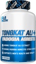 Evolution Nutrition Tongkat Ali + Fadogia Agrestis - Mænds Health + Vitality Support - 400mg Tongkat Ali + 600mg Fadogia Agrestis Stem Extract - Workout Supplement - Vegetariske kapsler - 30 Servering