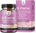 G-Curve Breast and Butt Enhancer Pills May Support Voluptuous Curves - Herbal Enhancement Pills with Horny Goat Weed for Women Saw Palmetto Extract and L-Arginine *Results May Vary