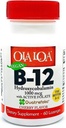 Ola Loa Vitamin B12 Sublingual Cherry Kosttilskud - HydroxyCobalamin, Active Folate, Vegan Formel - fremme din krops energi, nerve og hjerne support - 60 tabletter