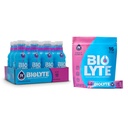 BIOLYTE Electrolyte Drink & IV Hydration Drink Mix - Doctor- Formuleret FSA & HSA Electrolytes Liquid, Rehydration Powder Packets, Kemoterapi skal hugge for kvinder & mænd - Berry, 12 flasker, 16 sticks