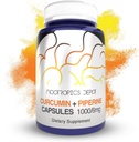 Nootropics Depot Curcumin + Piperine Capsules | 1000mg Curcumin + 6mg Piperine | 60 Count