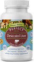 Perfect Supplements - Decickated Beef Lever Capsules Grass Fed Supplement -Naturlig kilde til protein, jern, vitaminer A & B- øger energi og immunitet - Ingen kemikalier ingen mælk og hormon gratis