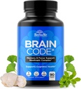 Brain Code Nootrop Brain Supplement for Memory og Fokusér 124; Understøtter kognitiv sundhed & mental Klarhed, Forbedre koncentration