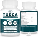 2200MG TUDCA Kosttilskud - Bile Salts Supplement Complex for lever Detox & Cleanse, Gallblære Cleanse, fordøjelsessygdomme 60 kapsler