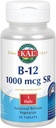 KAL B-12 1000 mcg Sustained Release | Healthy Metabolism, Energy, Nerve & Red Blood Cell Support | Vegetarian | Lab Verified | 50 Tablets