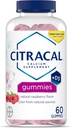 Citracal Calcium Gummies, Calcium tillæg med vitamin D3, Support Bone Sundhed, for alderen 12 +, Natural Raspberry Flavor, 60 Greve