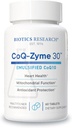 Bioetik Forskning CoQZyme 30 Milligram af emulgeret coenzym Q10 CoQ10, Supplies Superoxide dismutase and catalase, To vigtige antioxidanter 60 Tabs