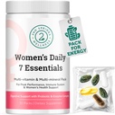 Daglig 7 Essentials Women 's Vitamin Pack -7 Pack Complete Women' s Multivitamin Packet med energi, Metabolisme, Immunsystemet, Kvindelige Health Support med Probiotika, Mere