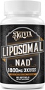 1800 MG Liposomal NAD Supplement, NAD+ Supplement Similar to Nicotinamide Riboside, 98% Pure NAD Plus Supplement for Energy Booster & Cellular Repair for Men & Women, Non-GMO, 60 Softgels