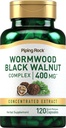 Piping Rock Wormwood Black Walnut Kapsler 400mg