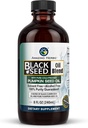 Amazing Herbs Black Seed and Pumpkin Seed Cold- Pressed Oil Blend - Gluten- Free, No Preservatives, High in Omega 3, 6, & 9, Forbedrer immunrespons & fremmer fordøjelsessygdomme - 8 Fl Oz