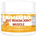 Organic Bee Venom Therapy Serum, Professional Joint & Muscle & Bone Release Cream - 24 timers beroligende effektiv frigivelse til tilbage, Neck, Hand, Foot, Knee, Muscle, Skulder, Hip, Nerve
