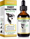 ALIVO Gær Infektion Behandling for hunde, Natural Gær Infektion Behandling Understøtter Hund Itch Relief, Hund Øre Infektion, Hund Allergi Relief, Pet Supplies Hund Herbal supplement, Bacon Flavor - 2 oz