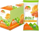 PROBAR - BOLT Organic Energy Chews, Orange, Non- GMO, Gluten- Free, USDA Certified Organic, Sund, Natural Energy, Fast Fuel Gummies med Vitaminer B & C (12 Greve)