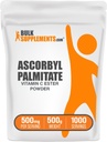 BulkSupplements.com Ascorbyl Palmitat Powder - C-vitamin Ester, C-vitamin Supplement - Gluten Free, 500mg per servering, 500g (1.1 lbs) (Pack of 1)