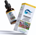 Berberine - L- Theanine - Kamille - Ashwagandha Liquid Drops - 124; Samlet velvære 124; Alle naturlige ingredienser 1 Fl Oz... (1)