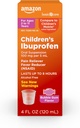 Basic Care Children 's Ibuprofen Oral Suspension, 100mg, Bubblegum, 4 fl oz (pakning med 1 stk.)