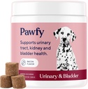 Pawfy Hund UTI Supplemented 124; Cranberry & D- Mannose for Urinary Tract & Brege Health