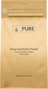 Pure Original Ingredienser Hamp Seed Protein Powder (3 LB) Smoothies & Shakes, Nutty Flavor, Glat Texture