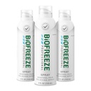 Biofreeze Professional Pain Relief Spray til Knee, Neck, Hip, Joint, Shoulder, & Simple Backache, Gigt Smerte Reliever, Sore Muskel Relief, Farveløs Menthol Spray 4 Fl Oz (Pack of 3)
