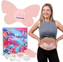 Relief Pink-Period Cramps Pain Relieving Device, Cramp Massager for Menstrual and Lower Back Ache, Reduces Endometriosis Discomfort, PMS TENS Unit, Wireless or Wired, Natural Cycle Support